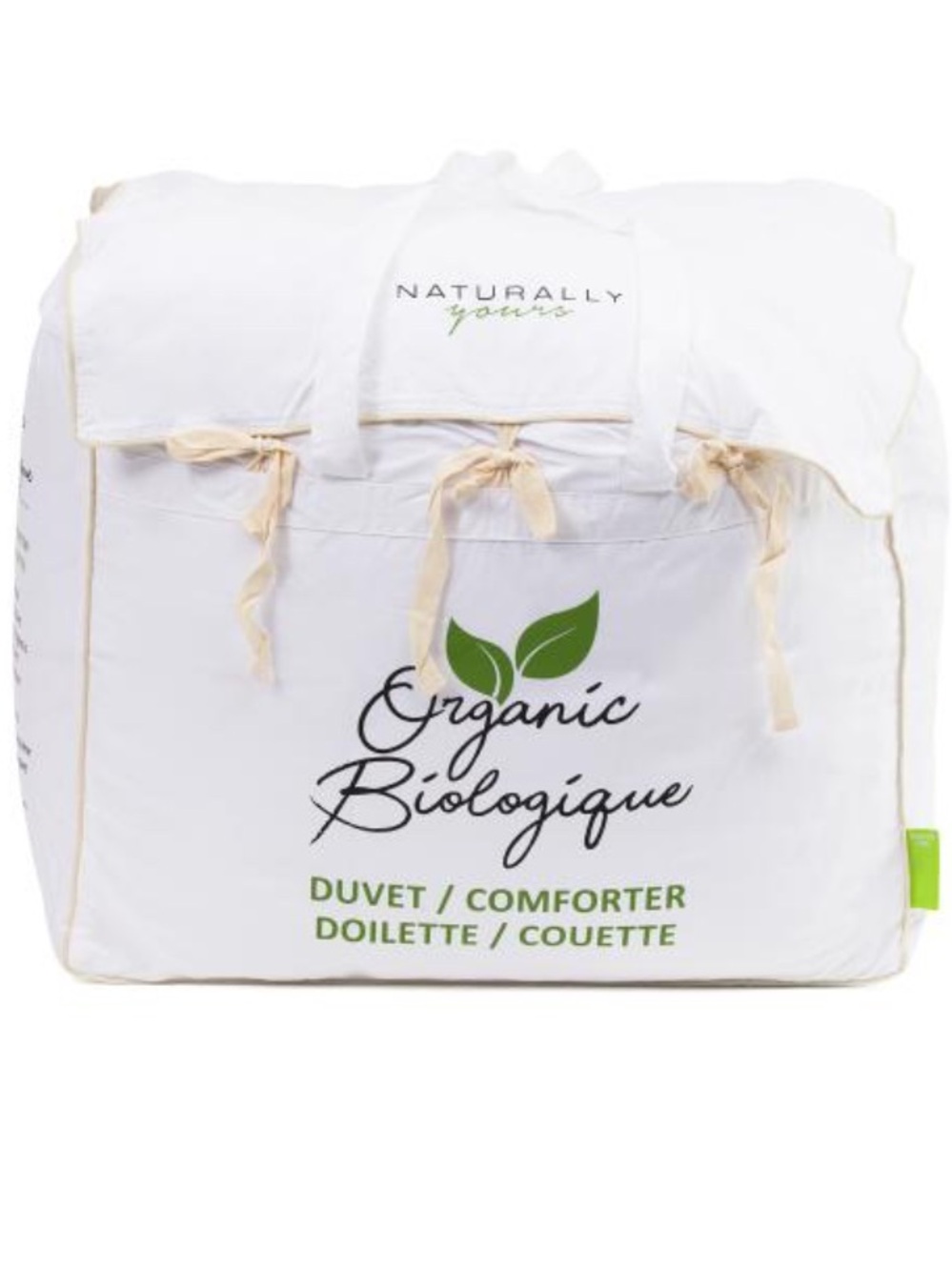 Naturally Yours Organic White Duvet/Comforter